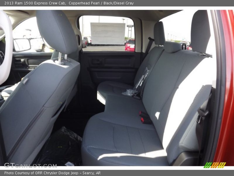 Copperhead Pearl / Black/Diesel Gray 2013 Ram 1500 Express Crew Cab