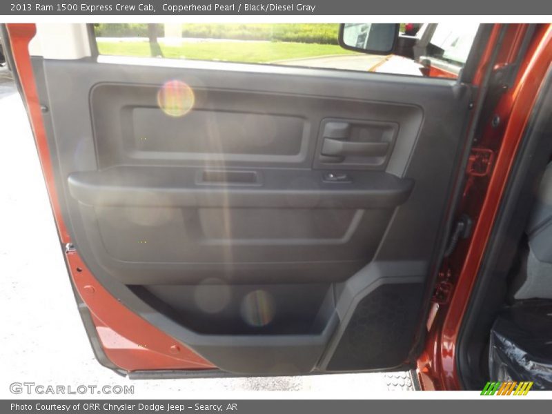 Copperhead Pearl / Black/Diesel Gray 2013 Ram 1500 Express Crew Cab