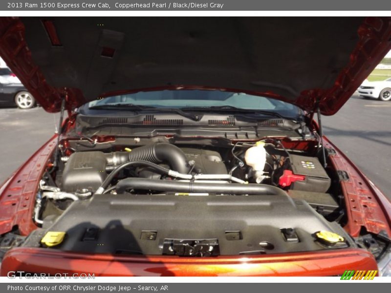 Copperhead Pearl / Black/Diesel Gray 2013 Ram 1500 Express Crew Cab