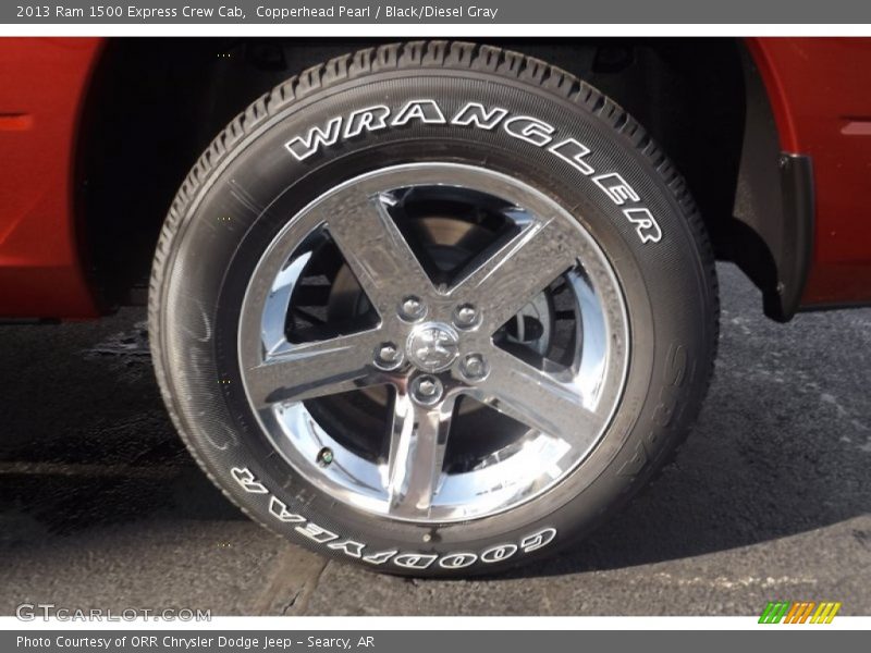Copperhead Pearl / Black/Diesel Gray 2013 Ram 1500 Express Crew Cab