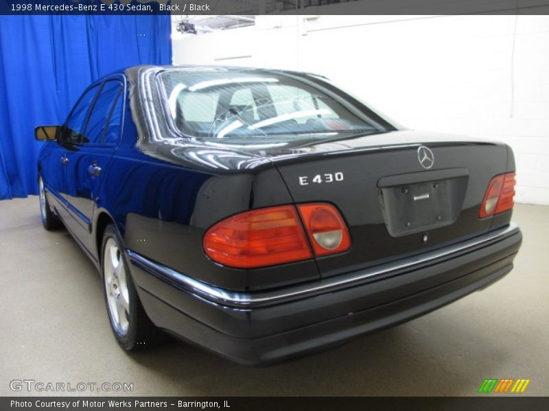 Black / Black 1998 Mercedes-Benz E 430 Sedan