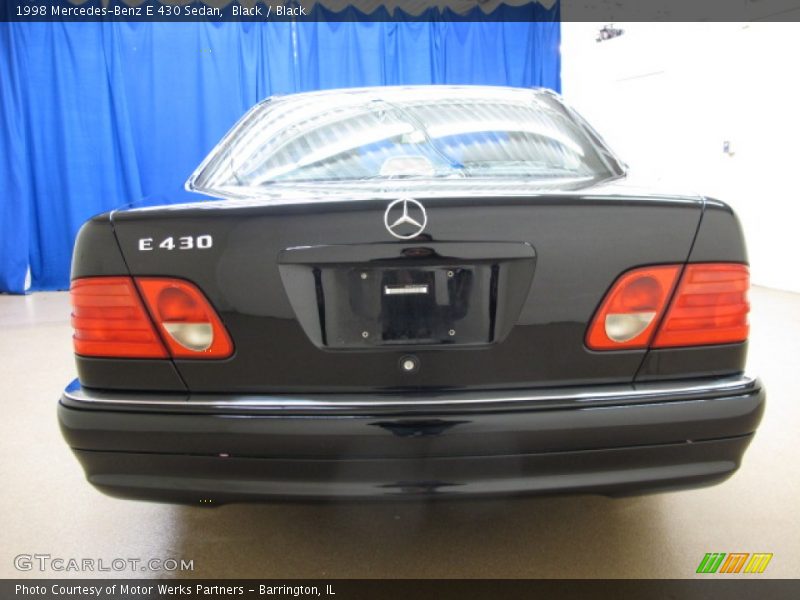 Black / Black 1998 Mercedes-Benz E 430 Sedan