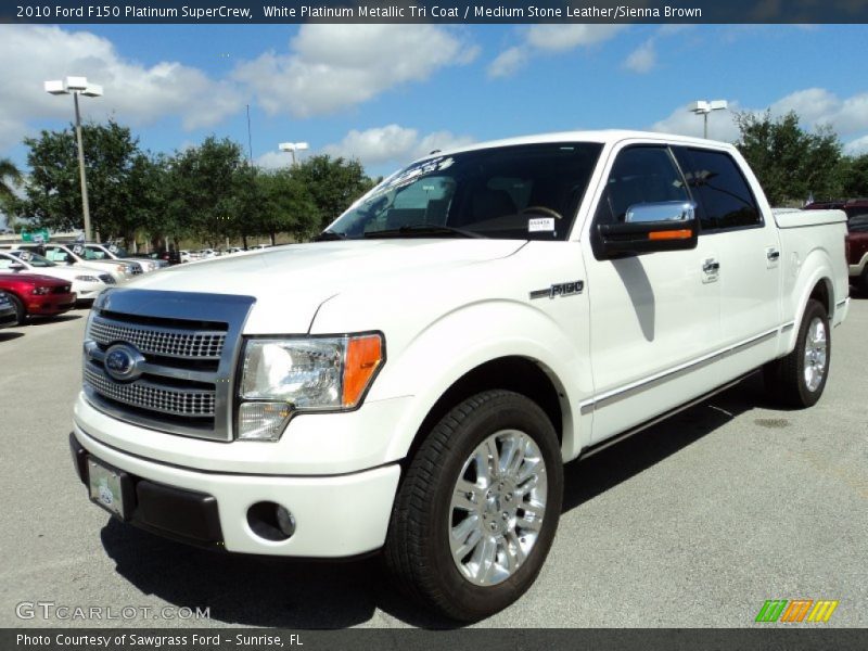 Front 3/4 View of 2010 F150 Platinum SuperCrew