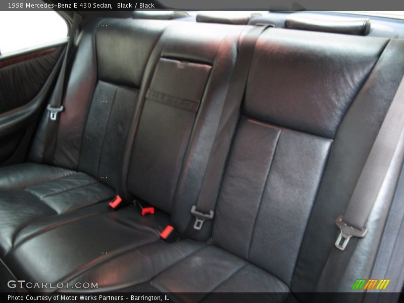 Rear Seat of 1998 E 430 Sedan