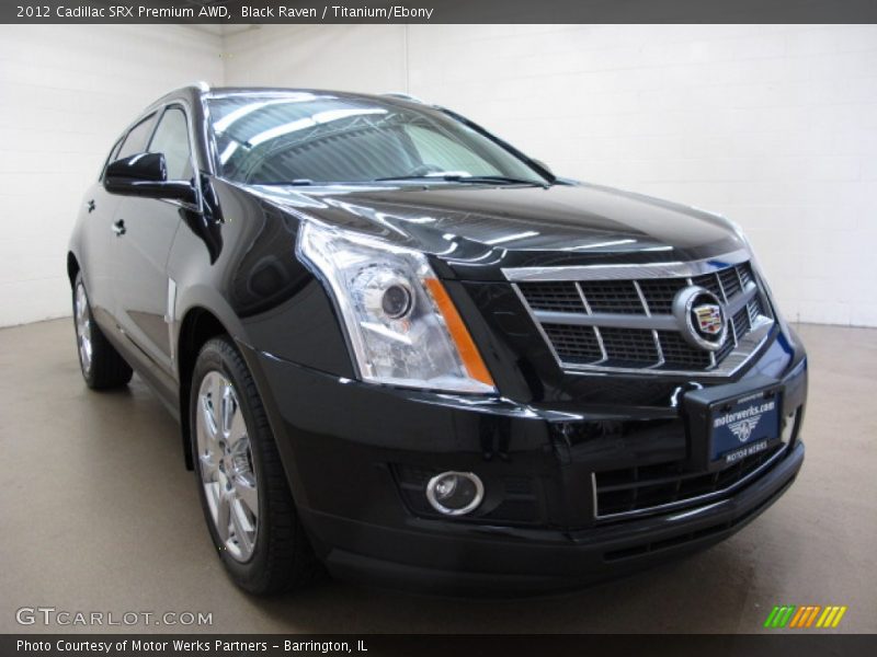 Black Raven / Titanium/Ebony 2012 Cadillac SRX Premium AWD