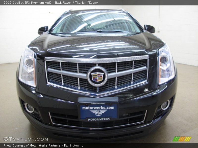 Black Raven / Titanium/Ebony 2012 Cadillac SRX Premium AWD