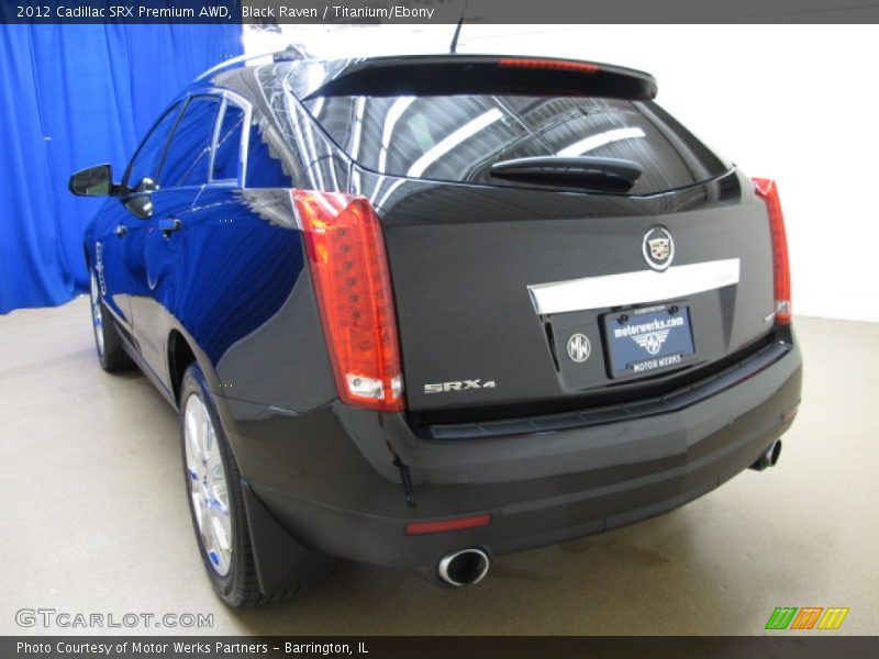 Black Raven / Titanium/Ebony 2012 Cadillac SRX Premium AWD