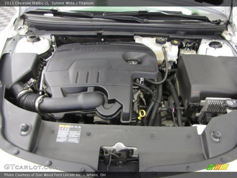 Summit White / Titanium 2011 Chevrolet Malibu LS
