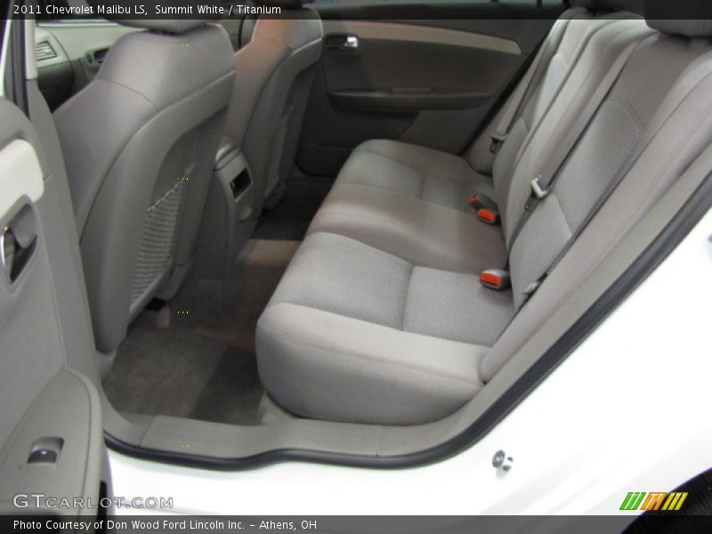 Summit White / Titanium 2011 Chevrolet Malibu LS