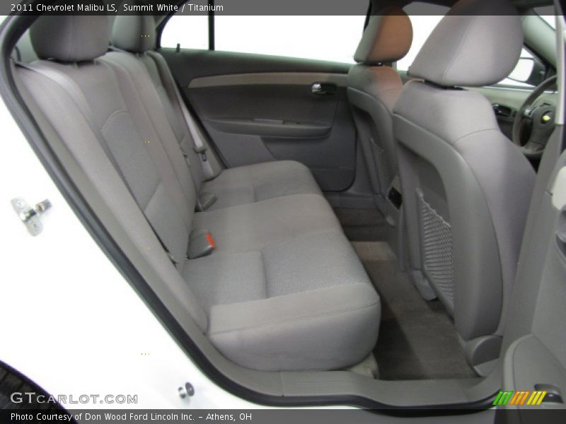 Summit White / Titanium 2011 Chevrolet Malibu LS