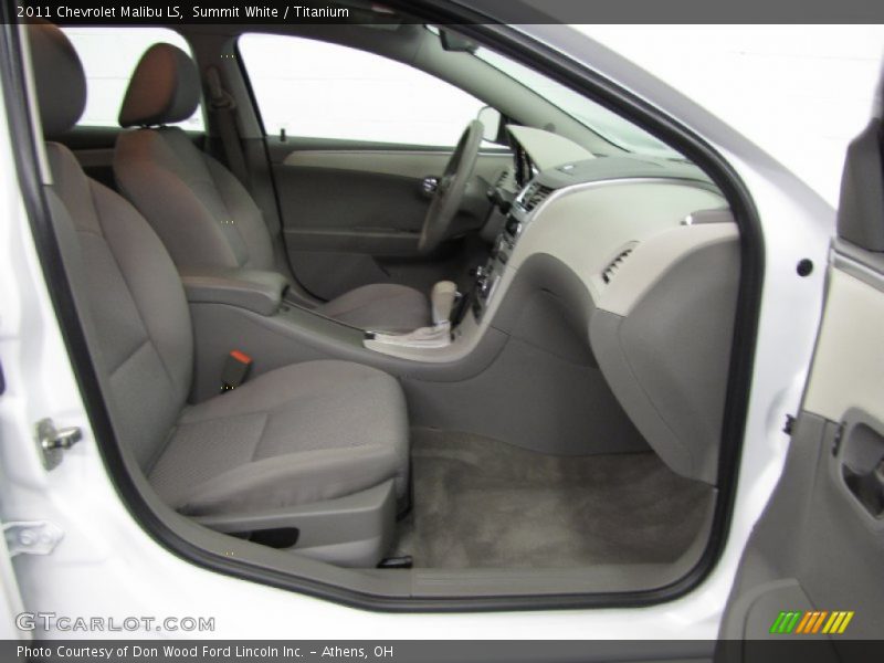 Summit White / Titanium 2011 Chevrolet Malibu LS