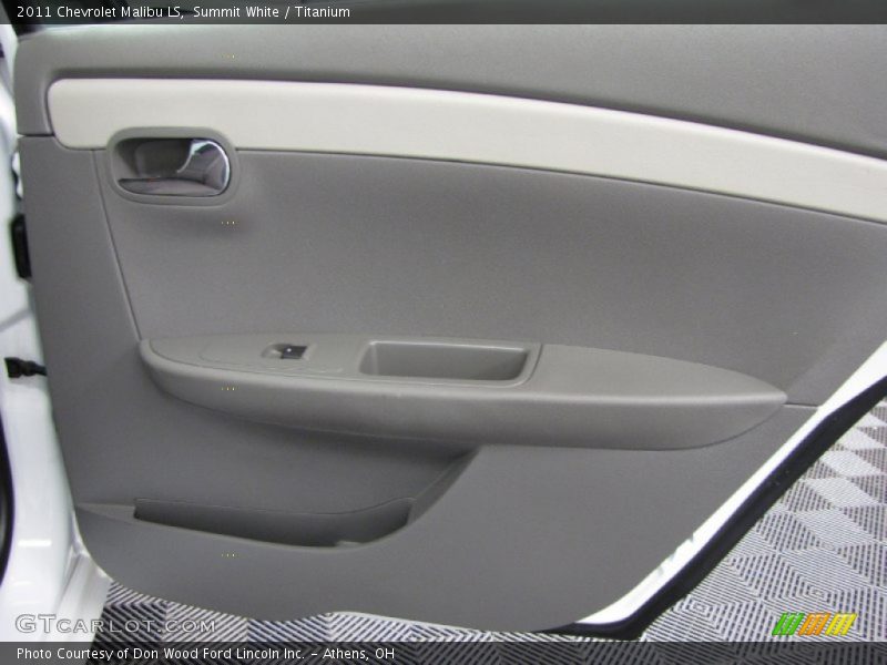 Summit White / Titanium 2011 Chevrolet Malibu LS