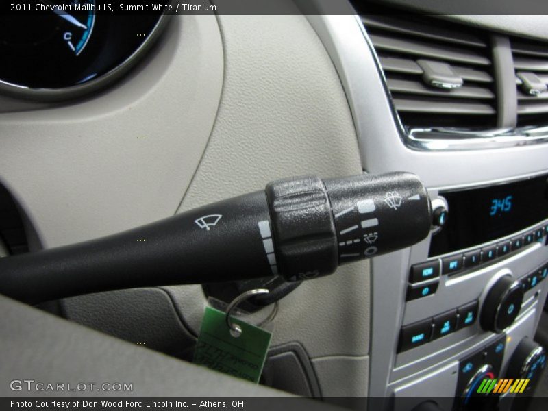 Summit White / Titanium 2011 Chevrolet Malibu LS