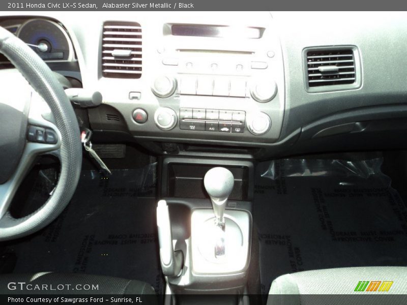Alabaster Silver Metallic / Black 2011 Honda Civic LX-S Sedan