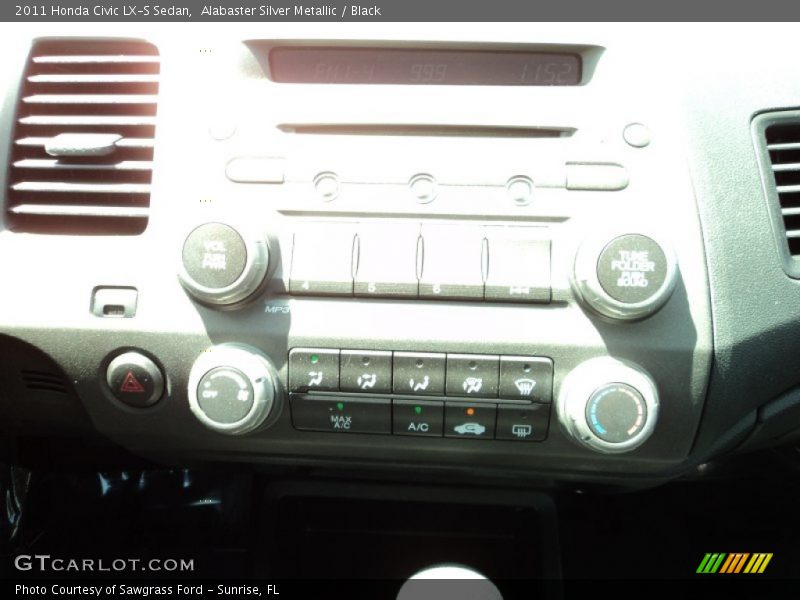 Alabaster Silver Metallic / Black 2011 Honda Civic LX-S Sedan