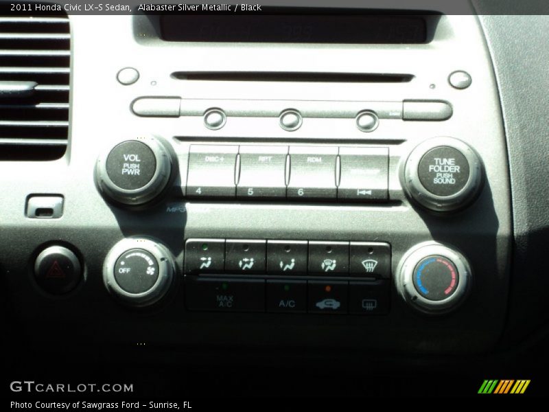 Alabaster Silver Metallic / Black 2011 Honda Civic LX-S Sedan