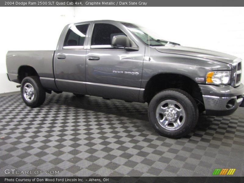 Graphite Metallic / Dark Slate Gray 2004 Dodge Ram 2500 SLT Quad Cab 4x4