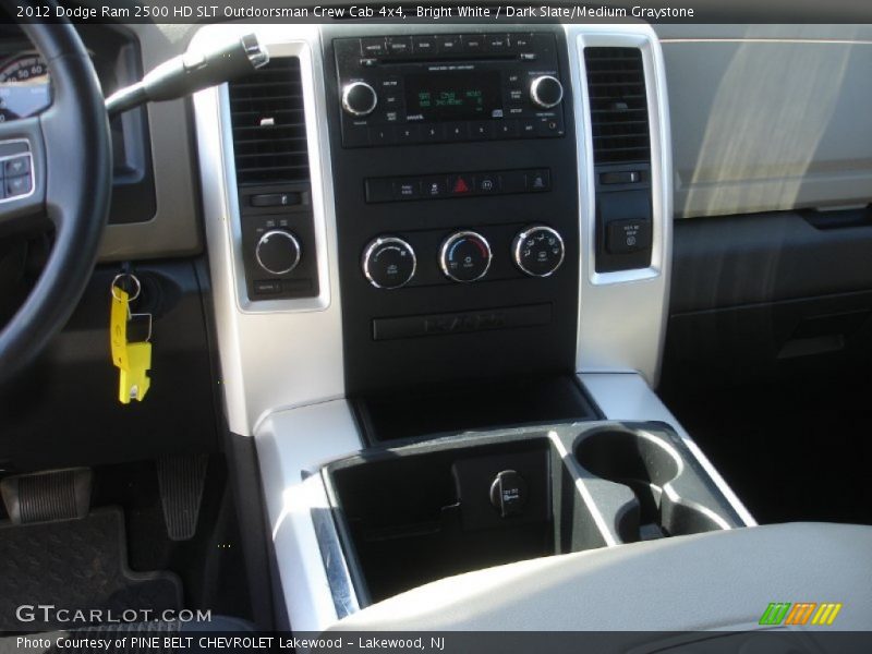 Bright White / Dark Slate/Medium Graystone 2012 Dodge Ram 2500 HD SLT Outdoorsman Crew Cab 4x4