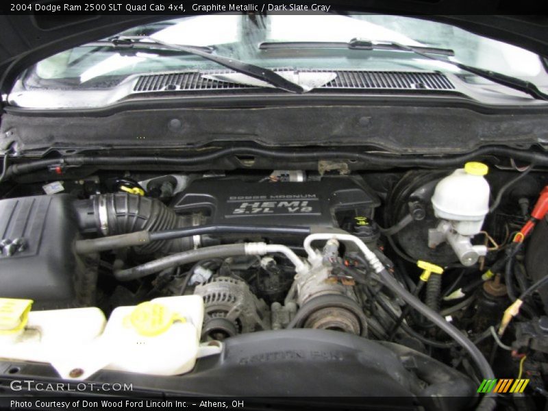 Graphite Metallic / Dark Slate Gray 2004 Dodge Ram 2500 SLT Quad Cab 4x4