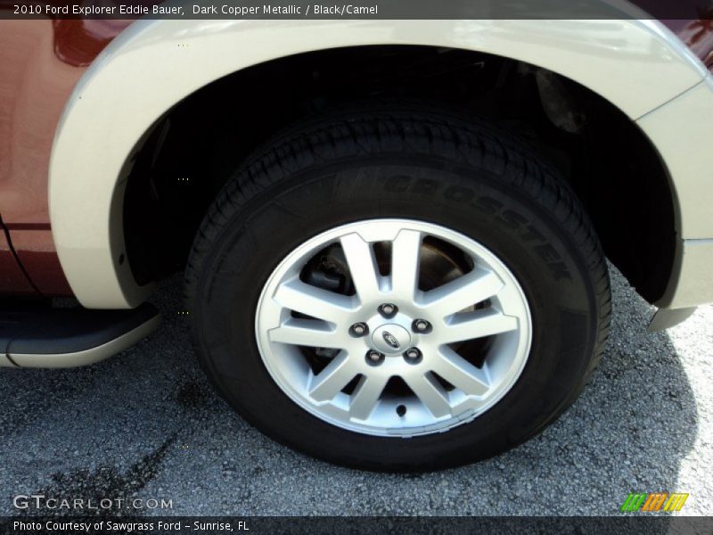 Dark Copper Metallic / Black/Camel 2010 Ford Explorer Eddie Bauer