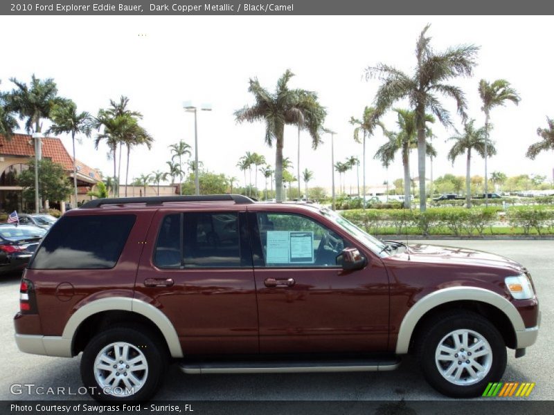 Dark Copper Metallic / Black/Camel 2010 Ford Explorer Eddie Bauer
