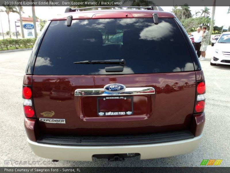 Dark Copper Metallic / Black/Camel 2010 Ford Explorer Eddie Bauer