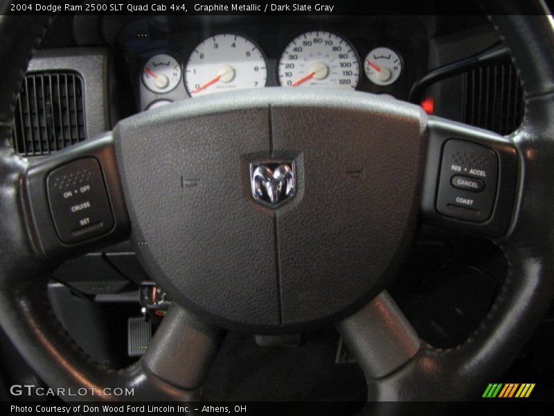 Graphite Metallic / Dark Slate Gray 2004 Dodge Ram 2500 SLT Quad Cab 4x4