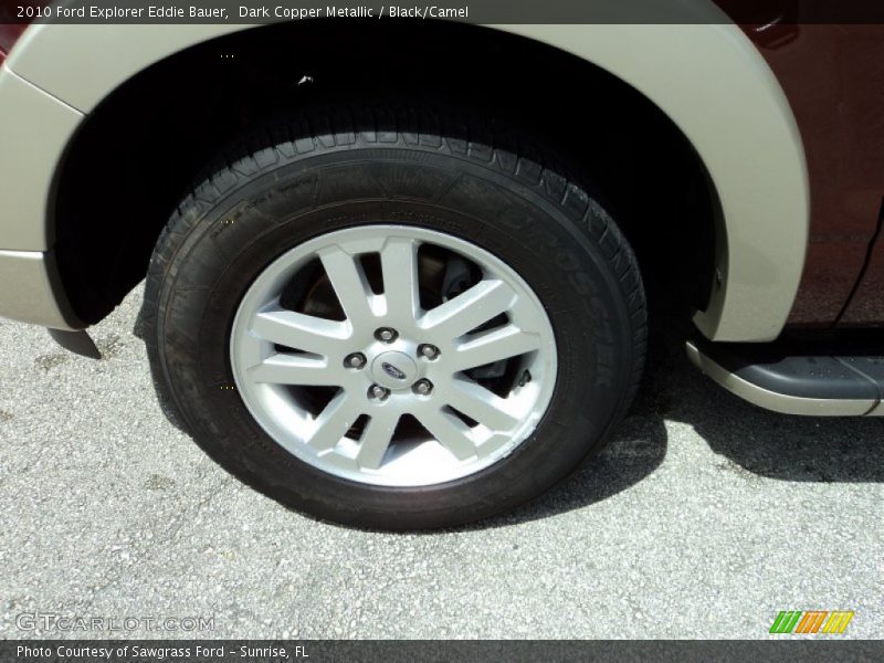 Dark Copper Metallic / Black/Camel 2010 Ford Explorer Eddie Bauer