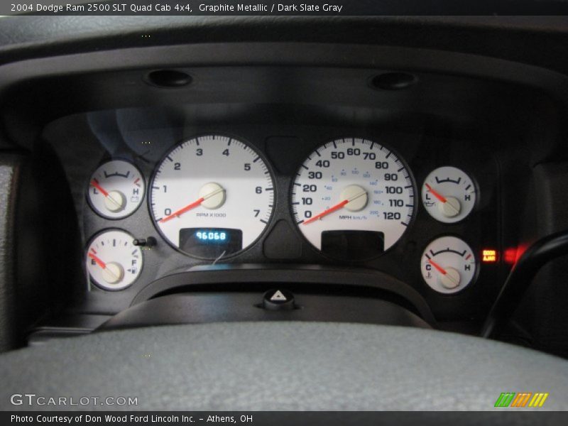 Graphite Metallic / Dark Slate Gray 2004 Dodge Ram 2500 SLT Quad Cab 4x4