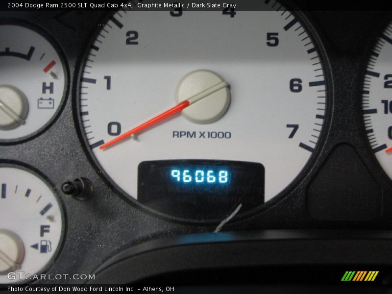 Graphite Metallic / Dark Slate Gray 2004 Dodge Ram 2500 SLT Quad Cab 4x4