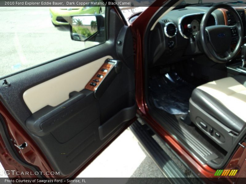 Dark Copper Metallic / Black/Camel 2010 Ford Explorer Eddie Bauer