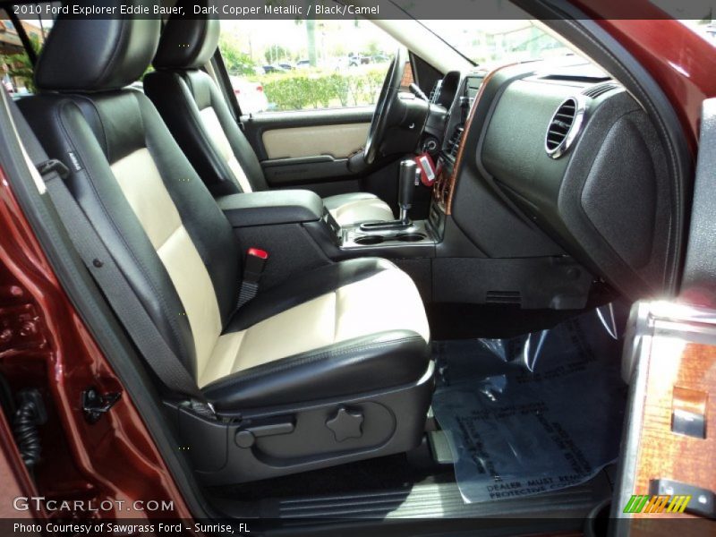 Dark Copper Metallic / Black/Camel 2010 Ford Explorer Eddie Bauer