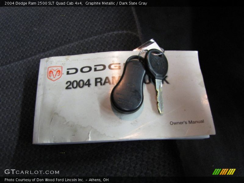 Graphite Metallic / Dark Slate Gray 2004 Dodge Ram 2500 SLT Quad Cab 4x4