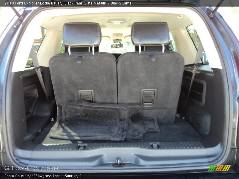 Black Pearl Slate Metallic / Black/Camel 2010 Ford Explorer Eddie Bauer