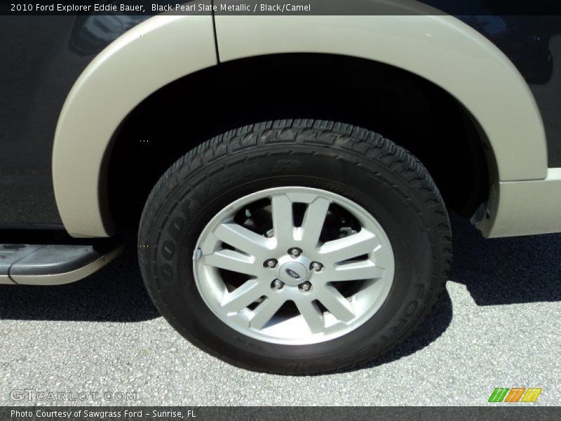 Black Pearl Slate Metallic / Black/Camel 2010 Ford Explorer Eddie Bauer