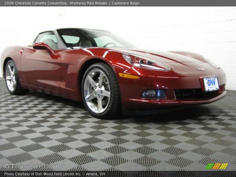 Monterey Red Metallic / Cashmere Beige 2006 Chevrolet Corvette Convertible