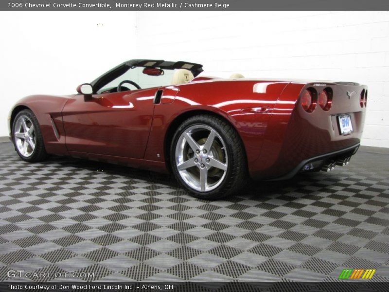 Monterey Red Metallic / Cashmere Beige 2006 Chevrolet Corvette Convertible