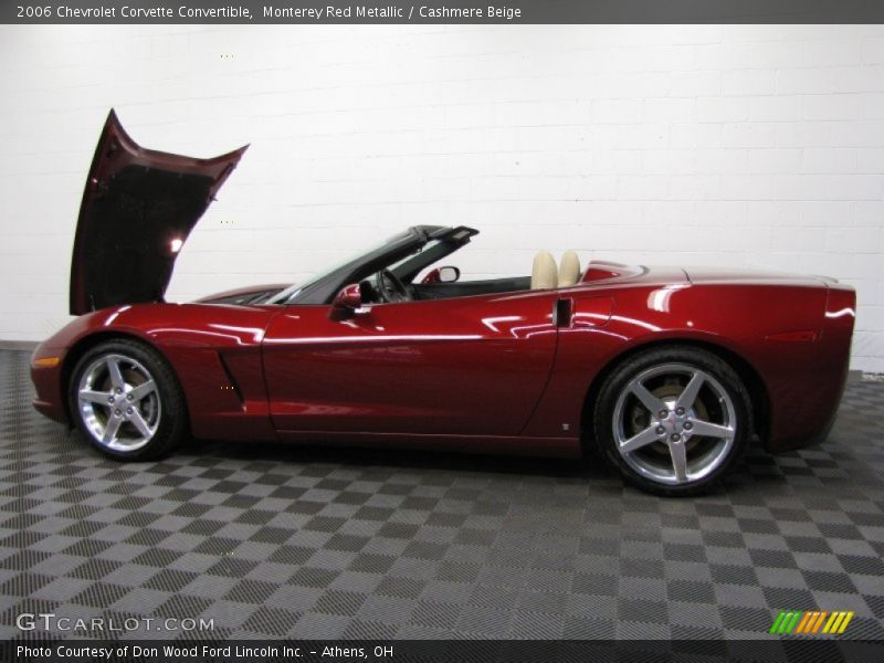 Monterey Red Metallic / Cashmere Beige 2006 Chevrolet Corvette Convertible