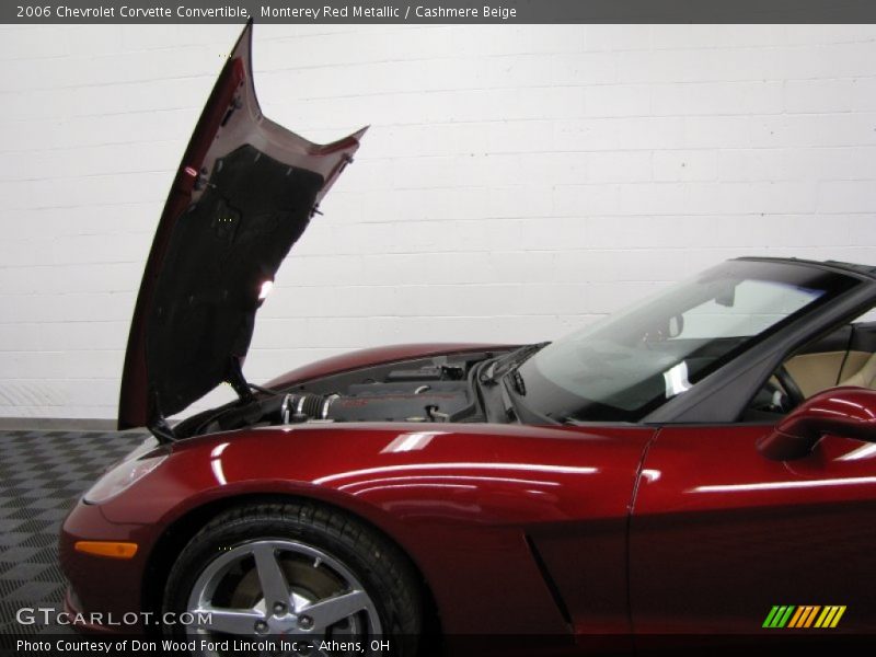 Monterey Red Metallic / Cashmere Beige 2006 Chevrolet Corvette Convertible