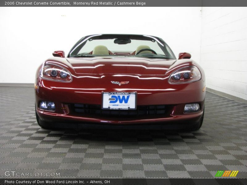 Monterey Red Metallic / Cashmere Beige 2006 Chevrolet Corvette Convertible
