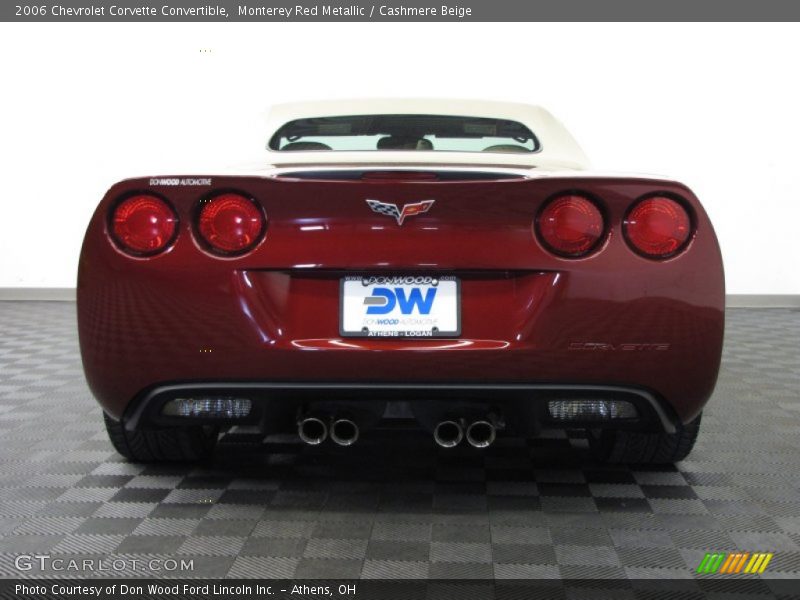 Monterey Red Metallic / Cashmere Beige 2006 Chevrolet Corvette Convertible