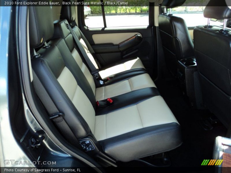 Black Pearl Slate Metallic / Black/Camel 2010 Ford Explorer Eddie Bauer