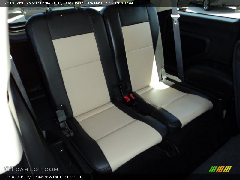 Black Pearl Slate Metallic / Black/Camel 2010 Ford Explorer Eddie Bauer