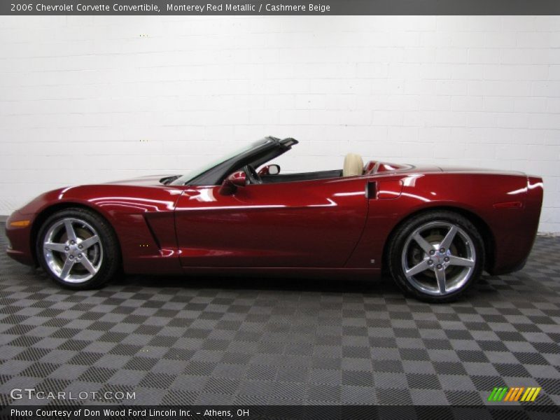  2006 Corvette Convertible Monterey Red Metallic