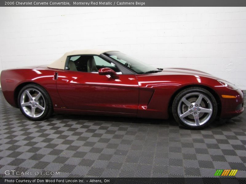 Monterey Red Metallic / Cashmere Beige 2006 Chevrolet Corvette Convertible