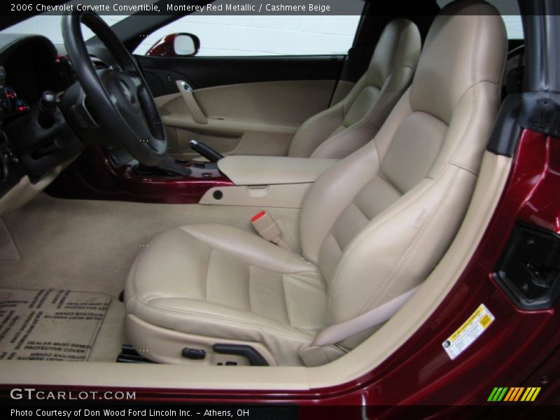 Front Seat of 2006 Corvette Convertible