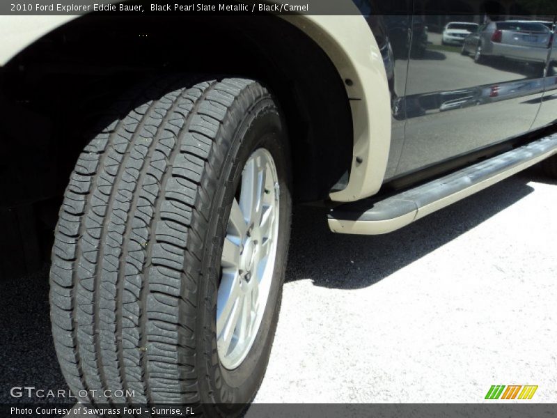 Black Pearl Slate Metallic / Black/Camel 2010 Ford Explorer Eddie Bauer