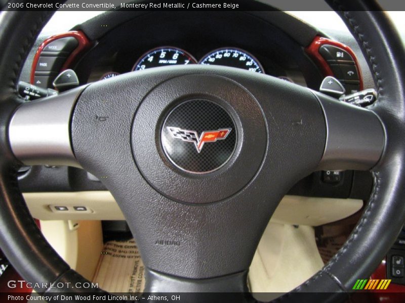 Monterey Red Metallic / Cashmere Beige 2006 Chevrolet Corvette Convertible