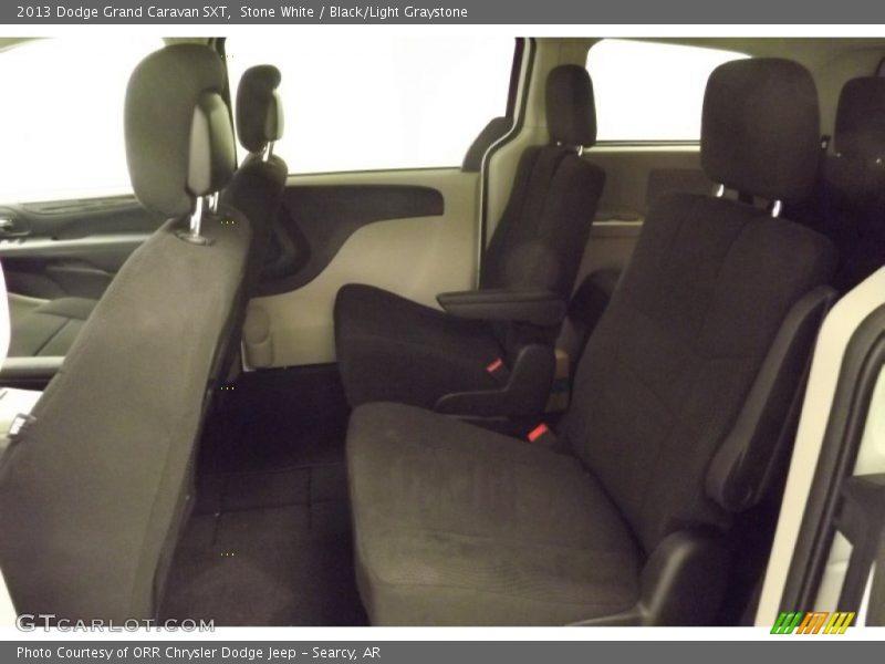 Stone White / Black/Light Graystone 2013 Dodge Grand Caravan SXT