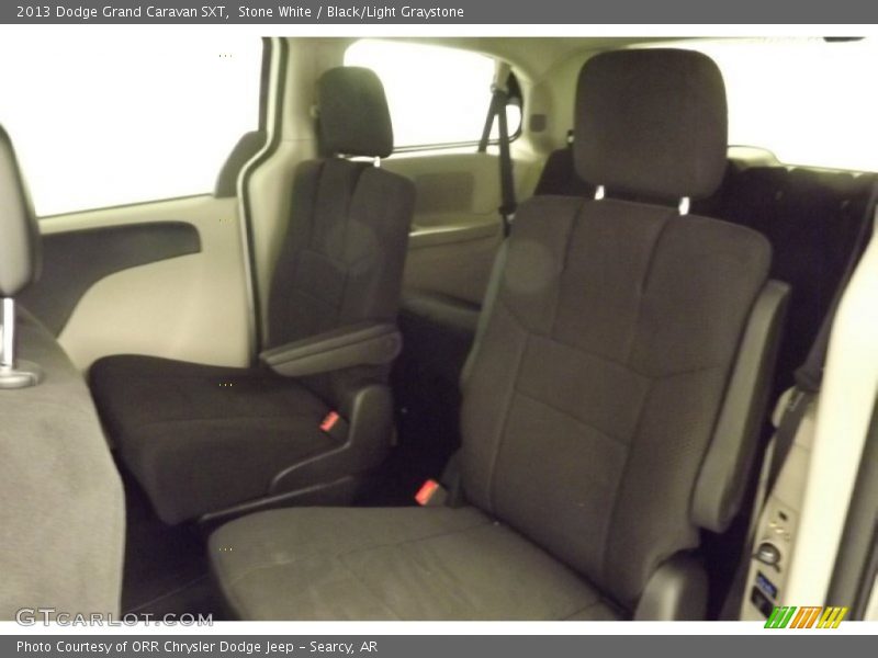 Stone White / Black/Light Graystone 2013 Dodge Grand Caravan SXT